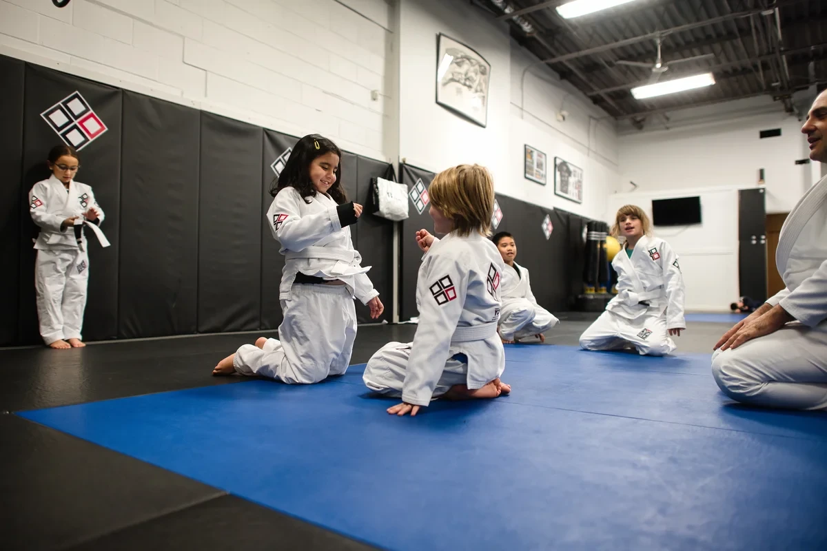 Kids BJJ group class at Yorkdale Martial Arts Academy in York